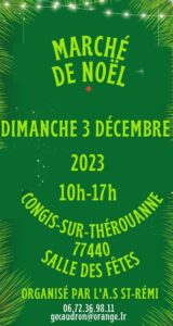 Marché de Noël de Congis-sur-Thérouanne, Seine-et-Marne (77)